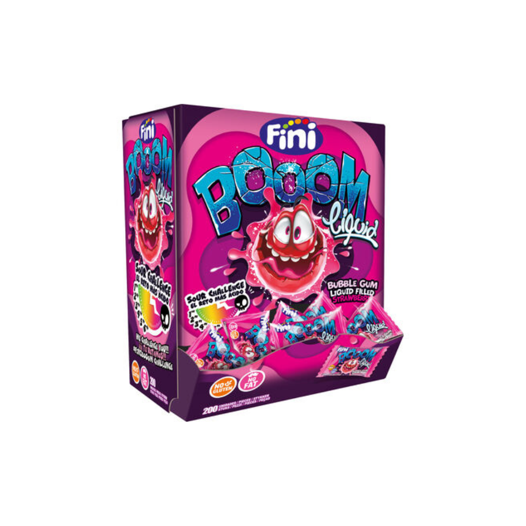 FINI BOOM LIQUID FRAISE BUBBLE-GUM (UNITÉ)