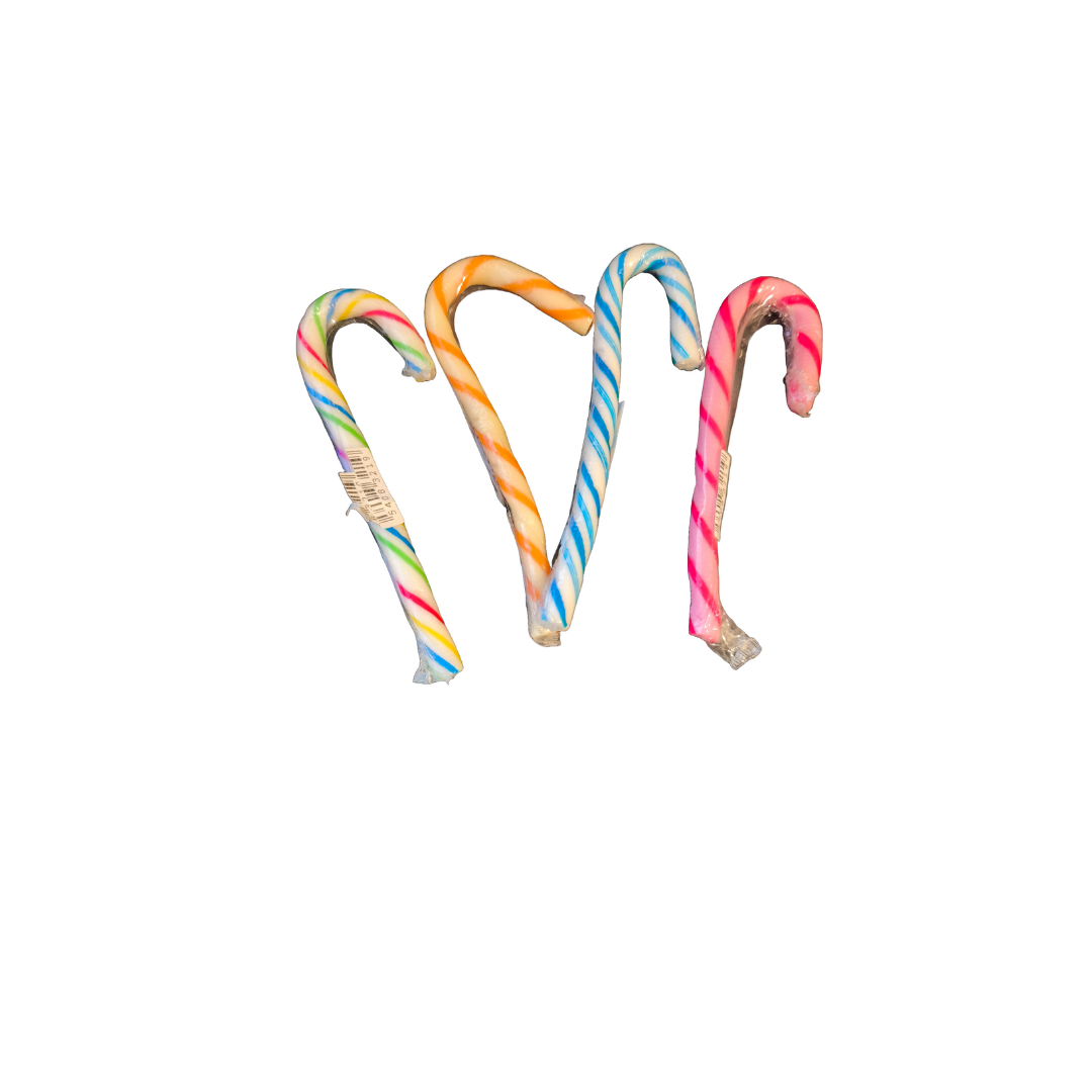 GRANDS SUCRE D'ORGE COLORÉS (LOT DE 4) - NOËL