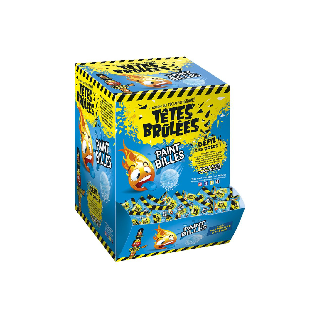 TÊTES BRÛLÉES BILLES FRAMBOISE KITACHE (UNITÉ)
