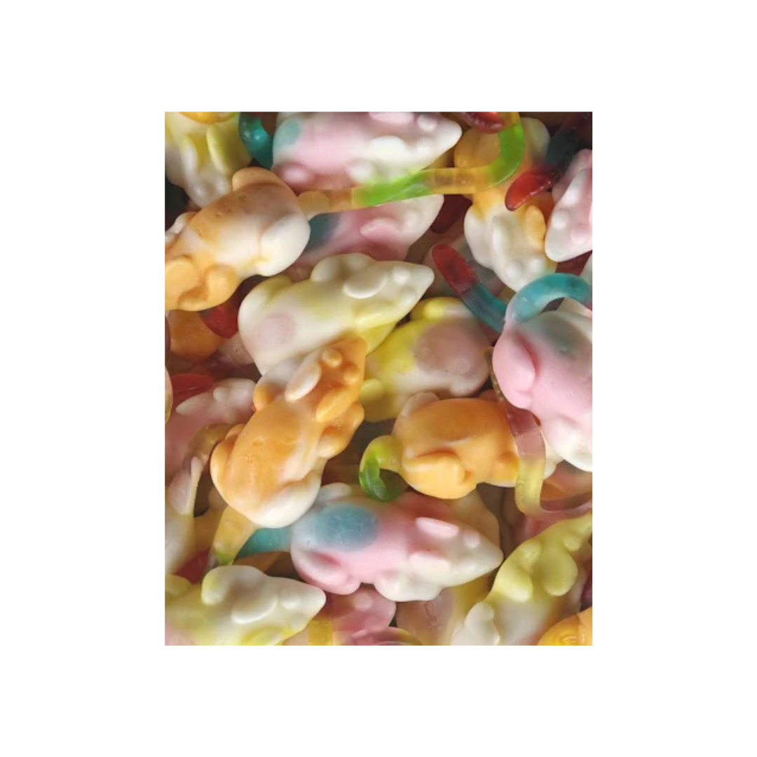 TROLLI SOURIS JOUEUSES COLORÉES (100G)