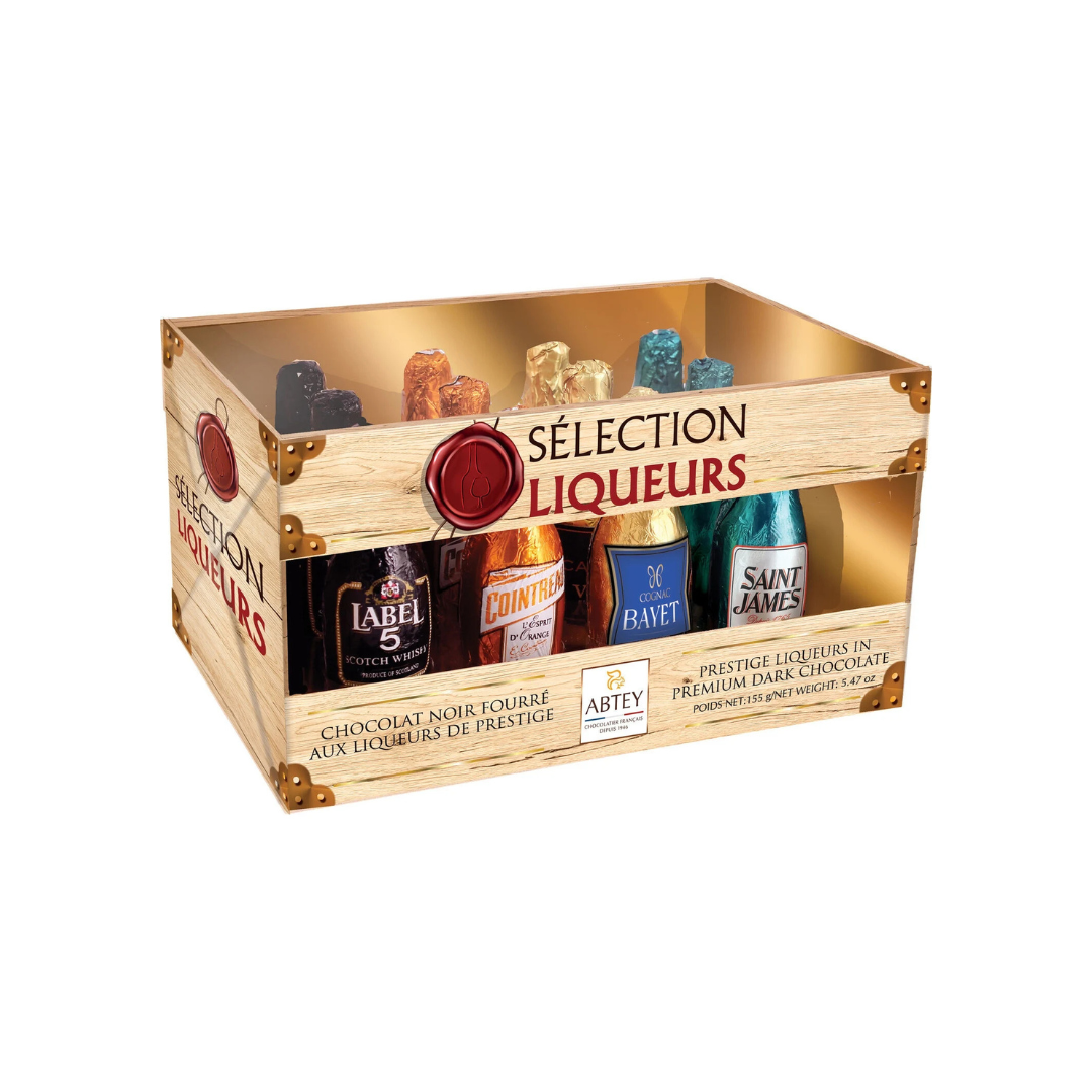 Selectiedoos met pure chocoladelikeur van Prestige