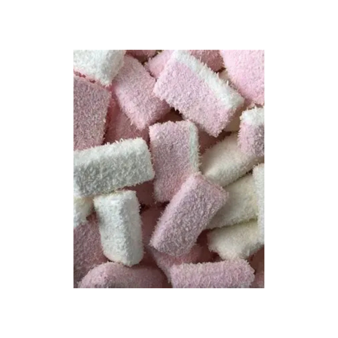 LARDS NOIX DE COCO ROSES ET BLANCS (100G)