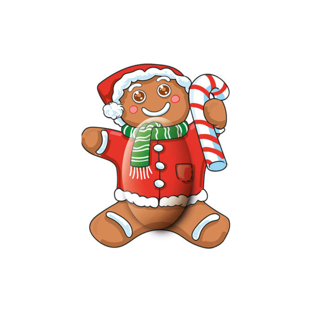 BONHOMME PAIN D'ÉPICE CHOCOLAT AU LAIT - NOËL