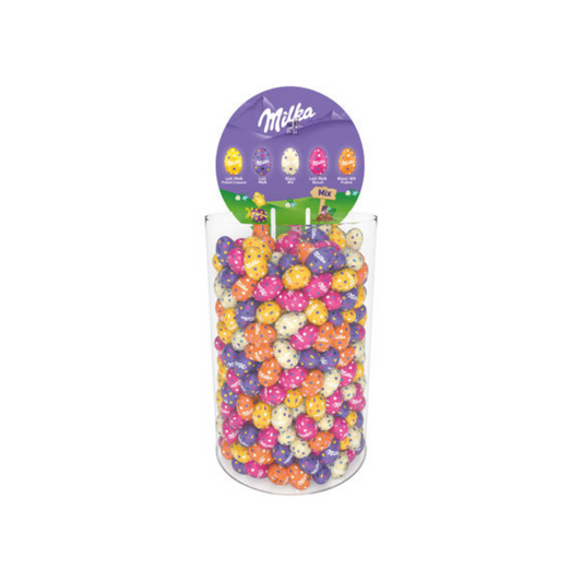 MILKA OEUFS EN CHOCOLAT MIX PRALINÉ (100G) - PÂQUES