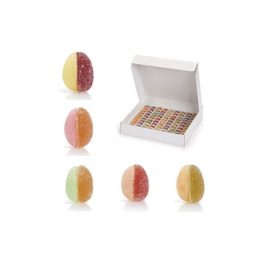 PÂTES DE PETITS FRUITS EN OEUF + SUCRE FONDANT (100G) - PÂQUES