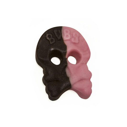 BUBS GODIS FOAM SKULL FRAMBOISE & RÉGLISSE (100G)