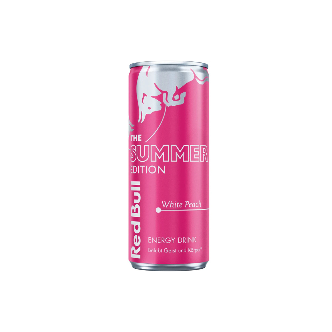 REDBULL SUMMER EDITION PÊCHE BLANCHE