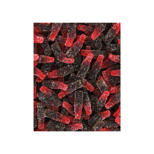 DULCEPLUS ZURE KERS COLA FLESSEN (100G)