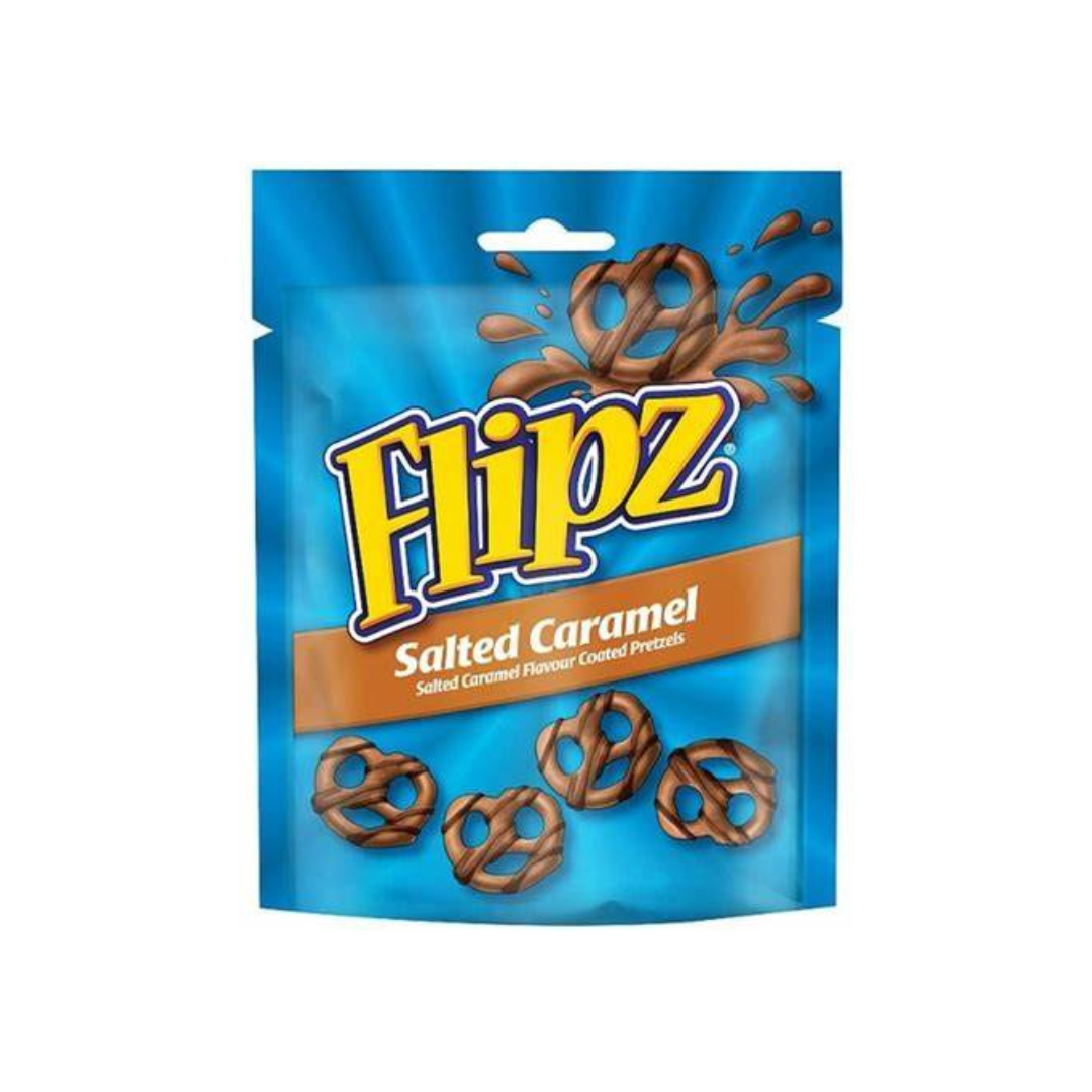 FLIPZ SALTED CARAMEL PRETZEL