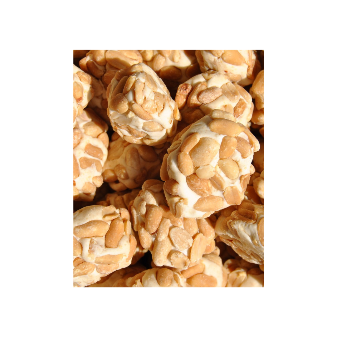 Pinda-Nougatballetjes (100g)