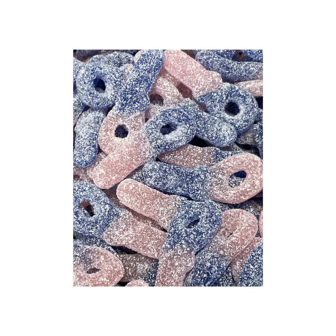 FRISIA SOUR BUBBLE GUM PACIFIERS (100G)