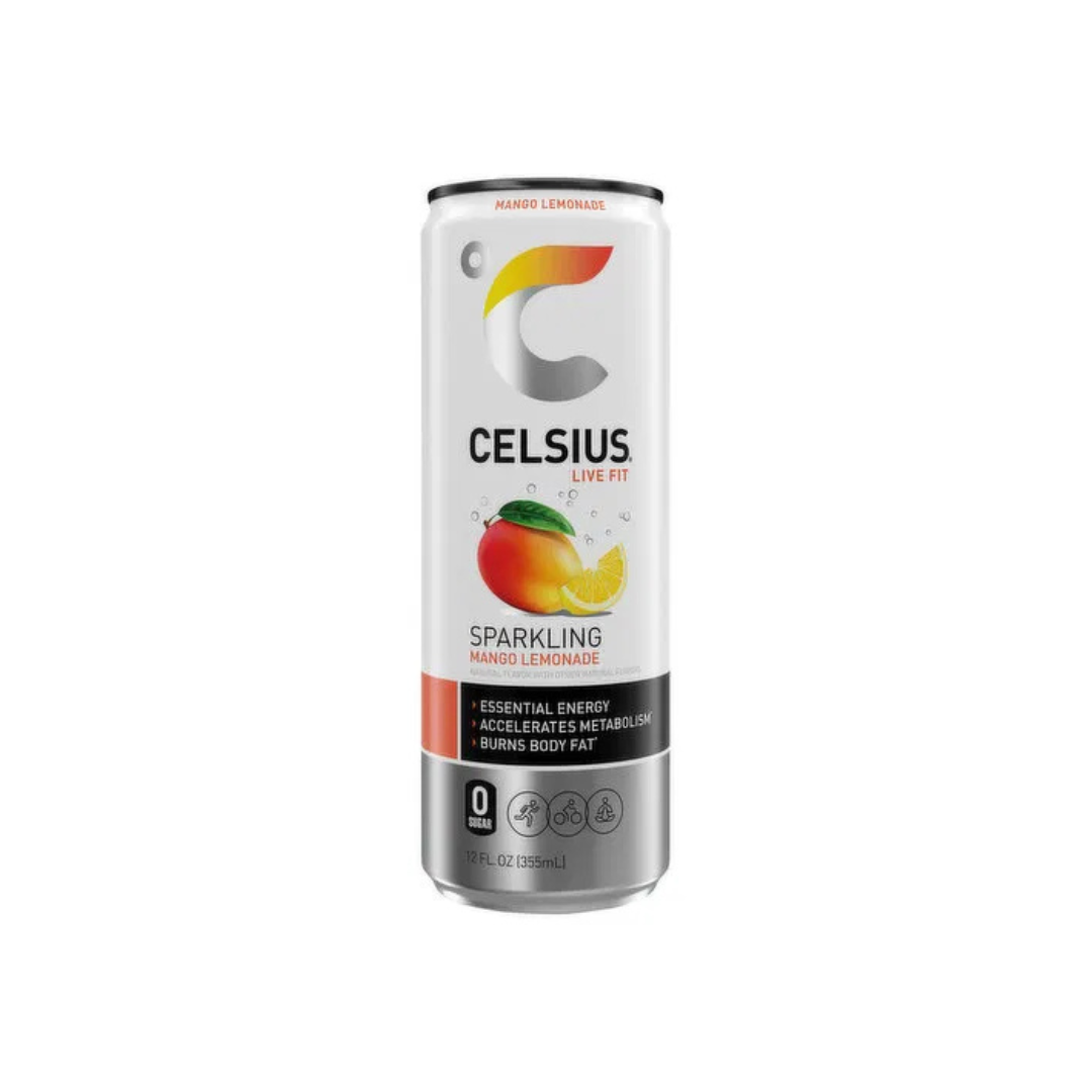 CELSIUS MANGO &amp; LEMON SUGAR-FREE