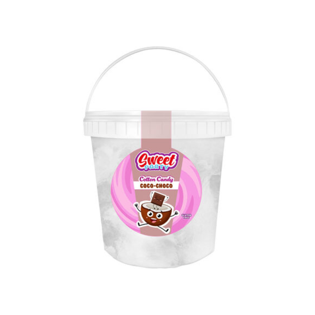 Zoete feestchocolade &amp; kokossuikerspin