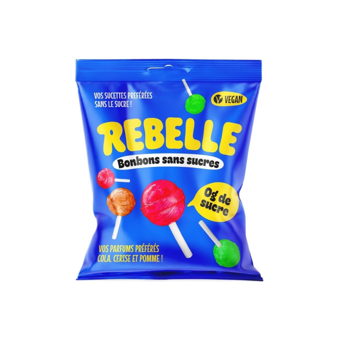 REBEL SUGAR-FREE LOLLIPOPS