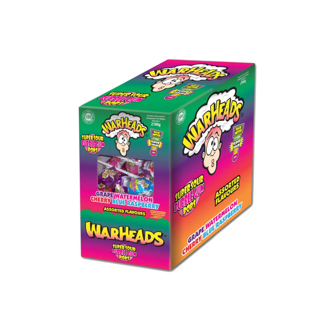 WARHEADS MEGA BUBBLE-GUM ORIGINAL POP (UNITÉ)