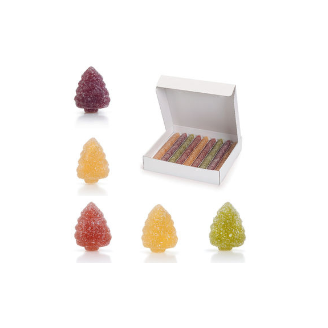 PÂTES DE PETITS FRUITS EN SAPIN (100G) - NOËL