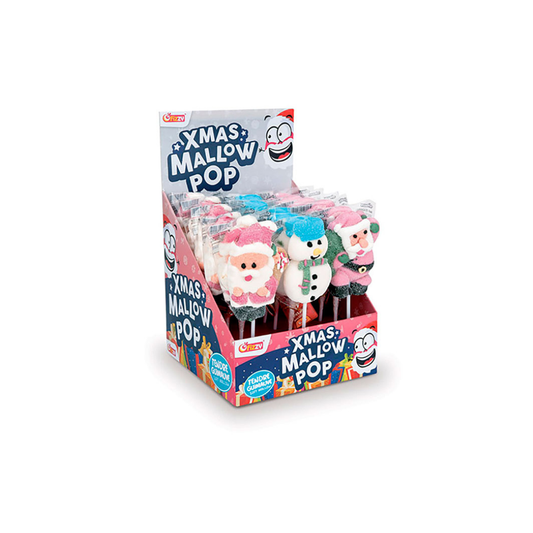 BRUISENDE MARSHMALLOWLOLLIPOP (PER STUK) - KERST