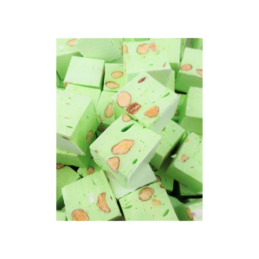 CARRÉS DE NOUGAT PISTACHE (100G)