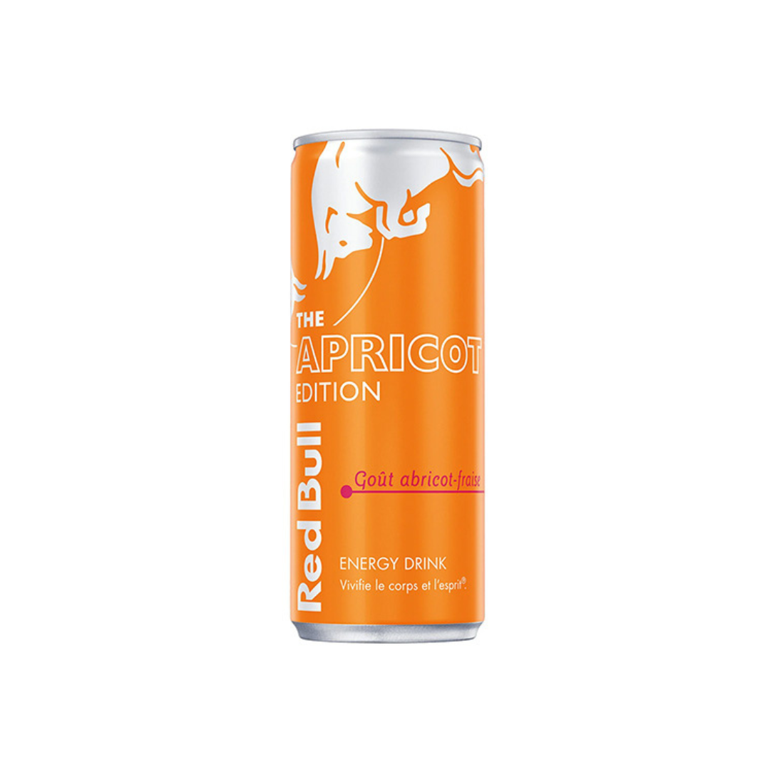 REDBULL APRICOT EDITION ABRICOT ET FRAISE