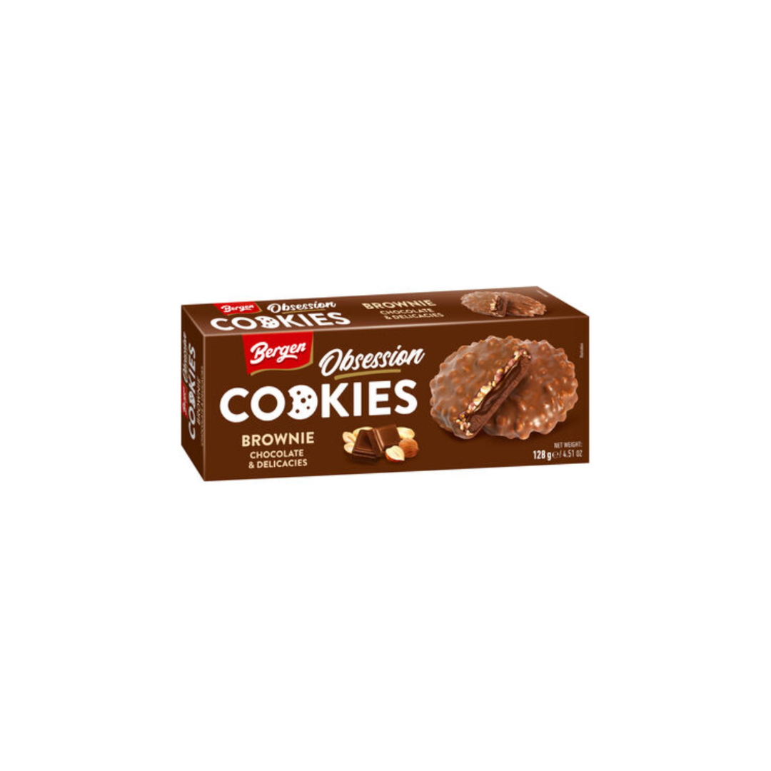 BERGEN COOKIES MILK CHOCOLATE BROWNIE