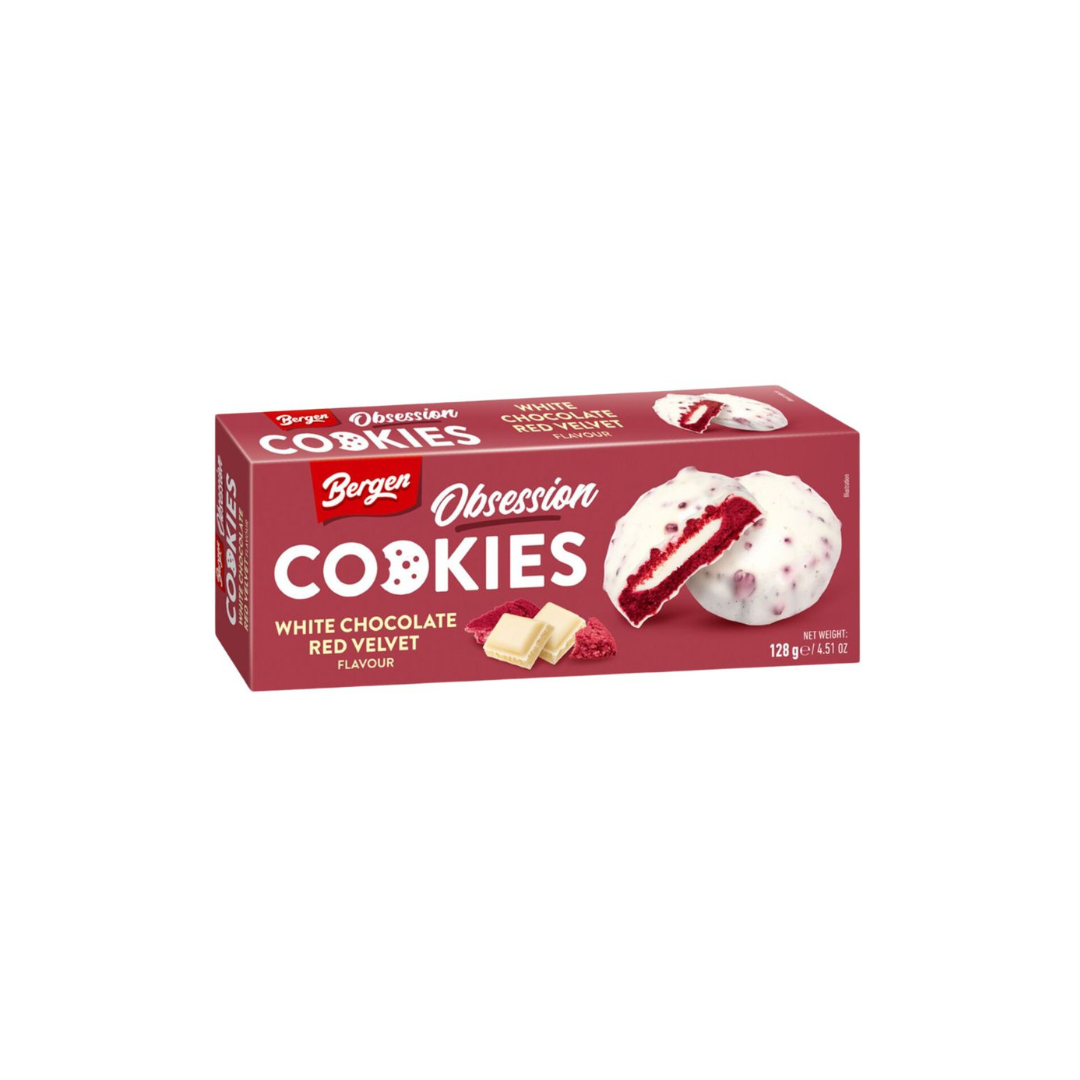 BERGEN WHITE CHOCOLATE AND RED VELVET COOKIES