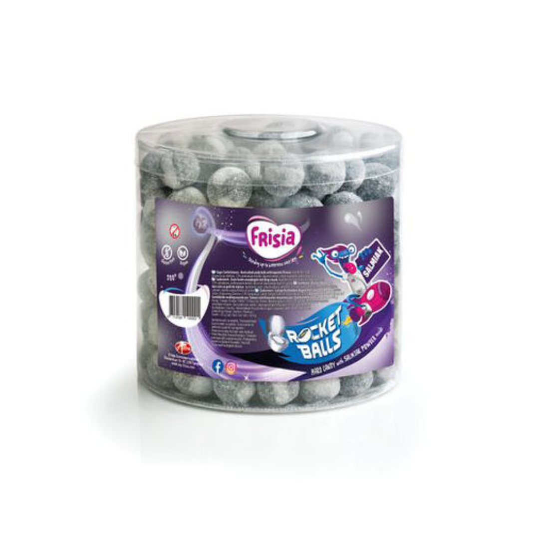 FRISIA ROCKETBALLEN GEZOUTEN DROP (PAK VAN 10)