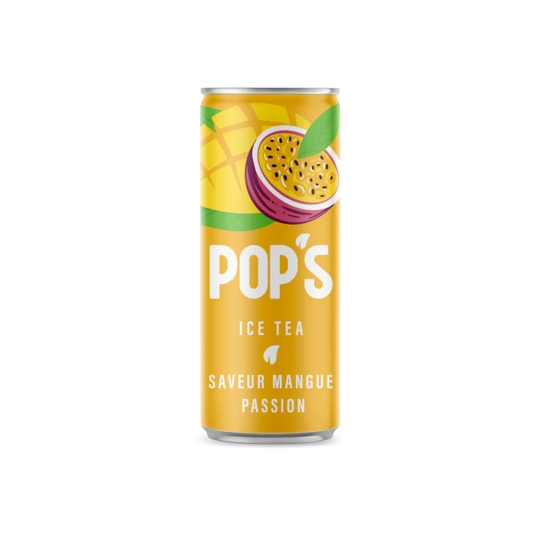 POP'S THÉ GLACÉ MANGUE ET FRUIT DE LA PASSION
